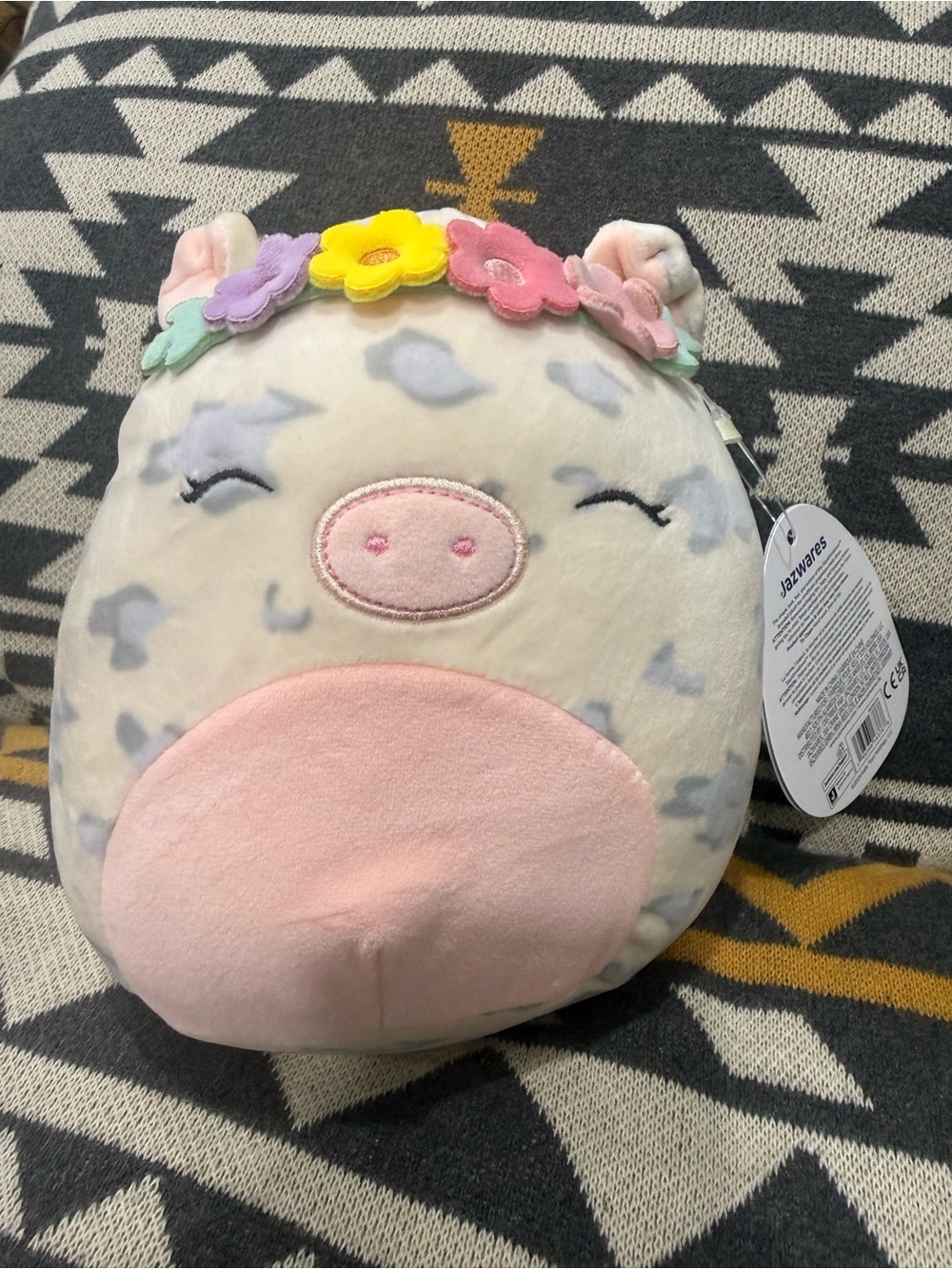 Squishmallows Original 7.5 inch Rosie the Spotted Pig